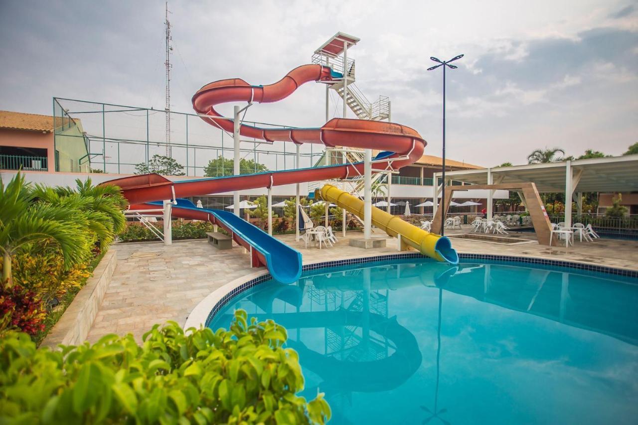 diRoma Fiori com roupa de cama, geladeira, fogão cozinha completa, parque aquático e garagem Apartamento Caldas Novas Exterior foto